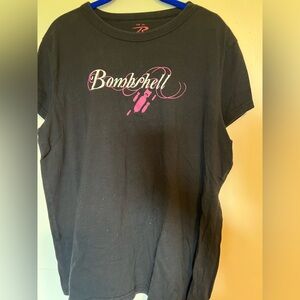 Rothco Black T-Shirt with Red Logo